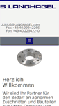Mobile Screenshot of langhagel.com